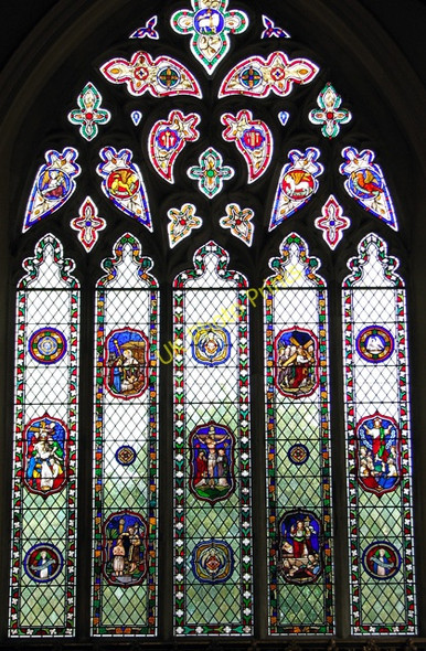 Photo 6"x4" The church of SS Peter and Paul in Fakenham - east window Fakenham c2010