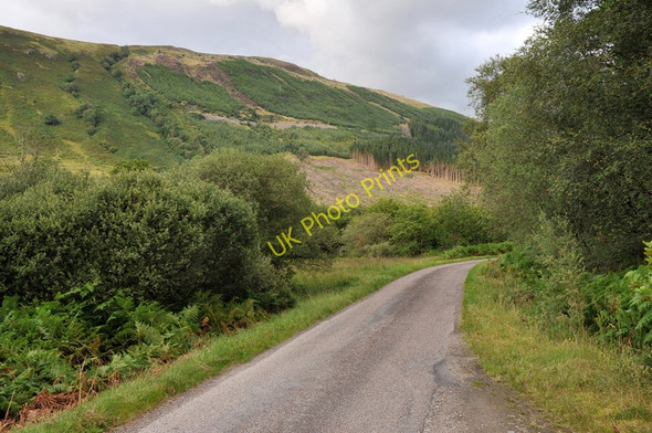 Photo 6"x4" Road in Glen Loy Muirshearlich c2010