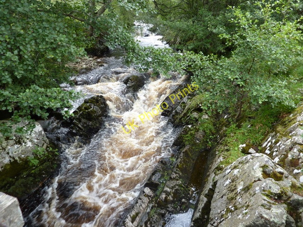 Photo 6"x4" Falls on Water of Glencalvie Amatnatua c2010