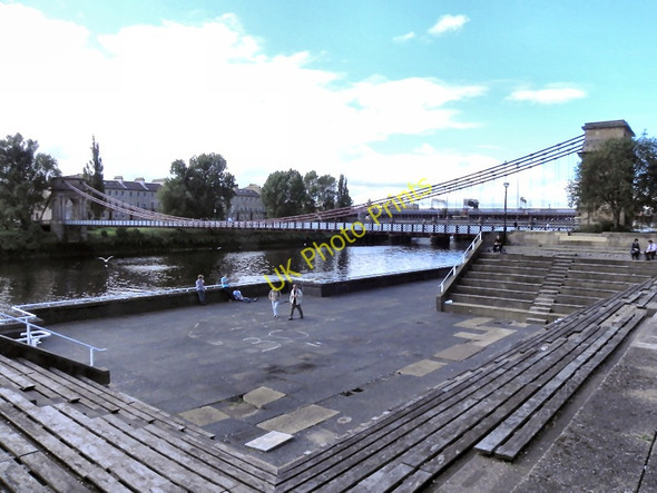 Photo 6"x4" South Portland Street Suspension Bridge Glasgow c2010