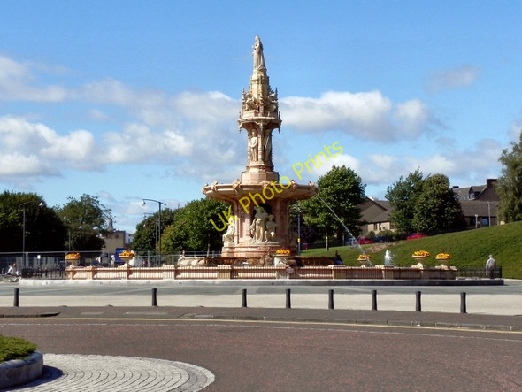Photo 6"x4" The Doulton Fountain, Glasgow Green Glasgow c2010