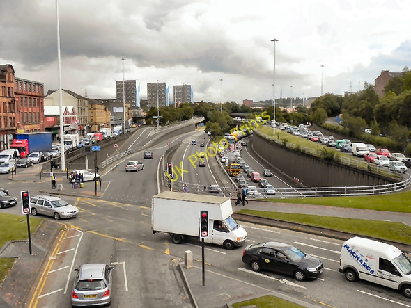 Photo 6"x4" M8 Junction 18 Glasgow c2010