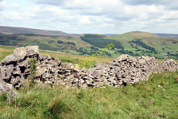Photo 6"x4" Broken wall, nr. Castleton, Derbyshire Castleton\/SK1582 c2010
