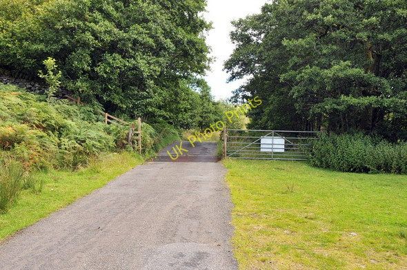 Photo 6"x4" Cattle grid on the road through Glen Lochay River Lochay c2010