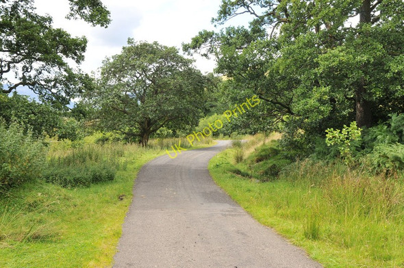 Photo 6"x4" Road through Glen Lochay River Lochay c2010