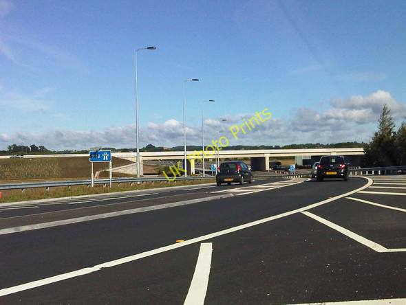 Photo 6"x4" The new A46 bridge over the M40 Longbridge\/SP2662 c2010