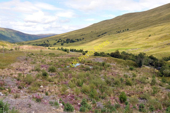Photo 6"x4" Clear felled forest in Glen Lyon Gallin c2010