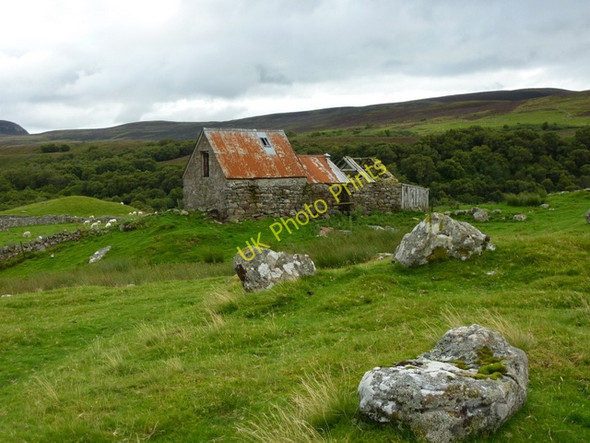 Photo 6"x4" Old steading at Dalnamain Little Torboll c2010