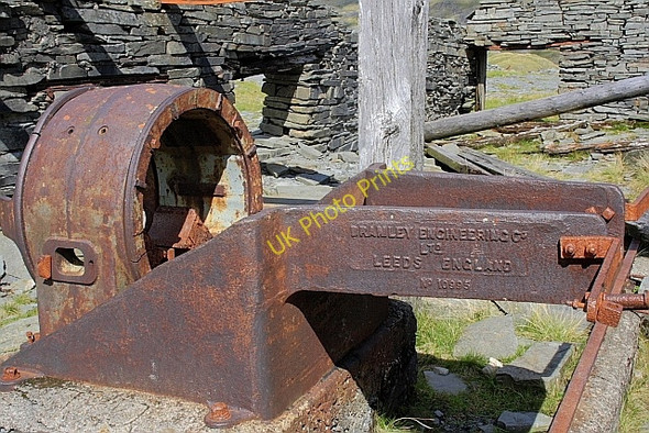 Photo 6"x4" Disused Quarrying Machinery, Saddlestone Main Bank Far End\/SD3098 c2010