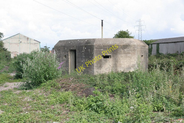 Photo 6"x4" Pillbox near the station Thatcham c2010