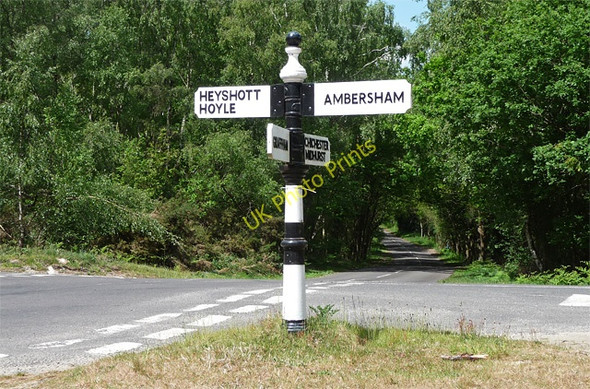 Photo 6"x4" Signpost near South Ambersham South Ambersham c2010