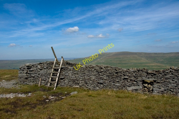 Photo 6"x4" Stile on Old Cote Moor Starbotton c2010
