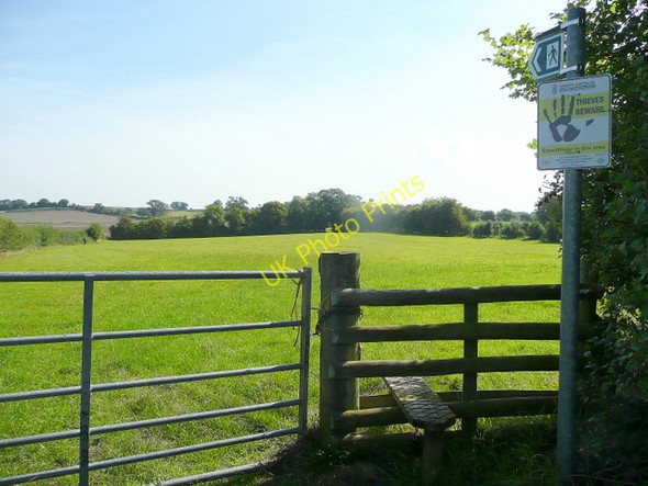 Photo 6"x4" Pastoral scene north of Lugwardine Lugwardine c2010