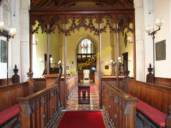 Photo 6"x4" St Andrew's church in Honingham - view west Honingham c2010