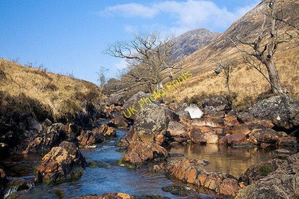Photo 6"x4" River Beck on the A861 Inversanda c2009