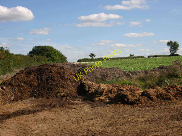 Photo 6"x4" Manure heap on Herd Hill Oxhill\/SP3145 c2010