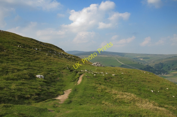 Photo 6"x4" Footpath to Kettlewell Hawkswick c2010