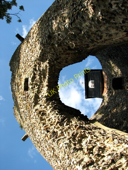 Photo 6"x4" St Mary's church in Wortham - the bell cote Magpie Green c2010