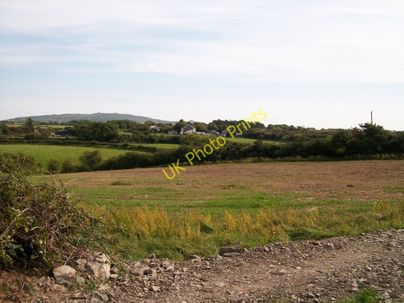 Photo 6"x4" View south from Pen-y-graig across farmland Pen-y-graig\/SH2033 c2010
