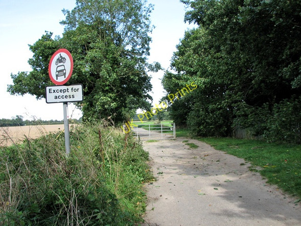 Photo 6"x4" Gate on Church Lane Old Catton c2010