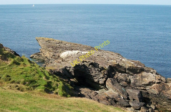 Photo 6"x4" Natural arch south of Penrhyn Cwmistir Rhos-y-llan c2010