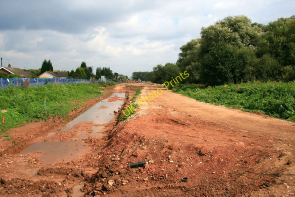 Photo 6"x4" New flood bank Beeston\/SK5236 c2010