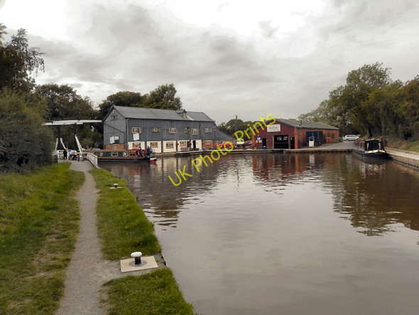 Photo 6"x4" Canal Basin At Wrenbury Wrenbury cum Frith c2010
