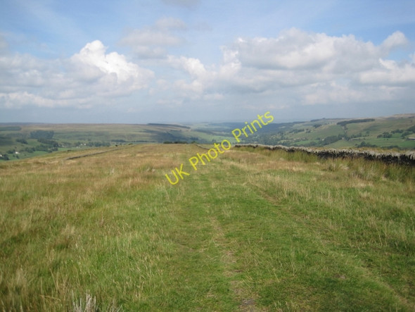 Photo 6"x4" Footpath towards Hesleywell from Middle Rigg Limestone Brae c2010