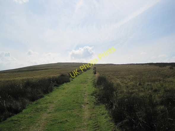 Photo 6"x4" Footpath towards Middle Rigg Limestone Brae c2010