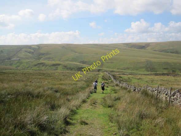 Photo 6"x4" Track leading to Wellhope Burn Limestone Brae c2010