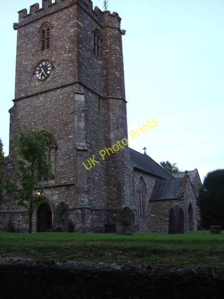 Photo 6"x4" Upottery parish church (St Mary the Virgin) Upottery c2010