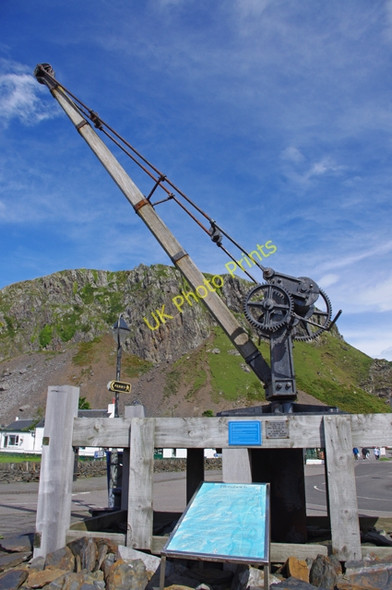 Photo 6"x4" Jib-crane at Ellenabeich, Easdale Easdale\/NM7417 c2010