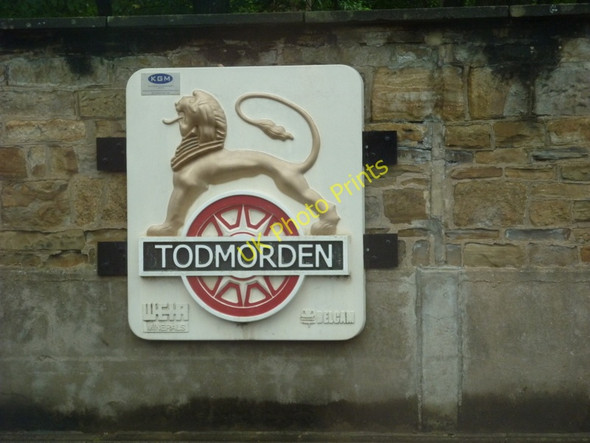 Photo 6"x4" A sign at Todmorden Train Station Todmorden c2010