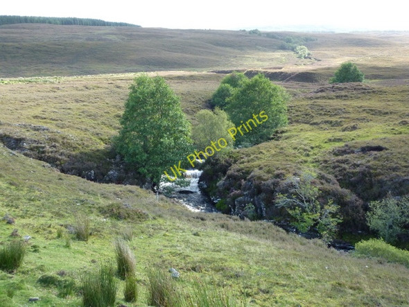 Photo 6"x4" Confluence of Allt a' Bhraigh and Allt an Sgeireach Oape c2010