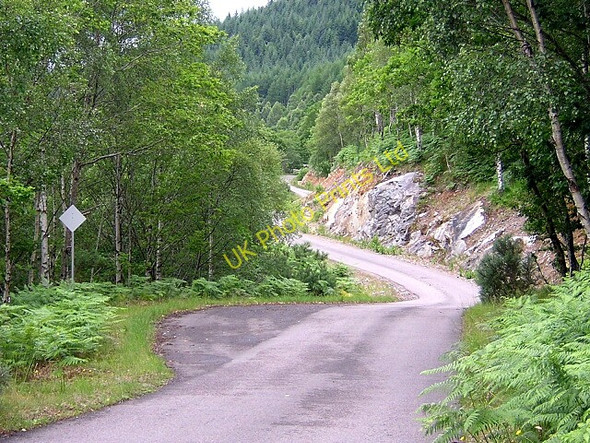 Photo 6"x4" Road Along North Side of Loch Arkaig Achnacarry c2006