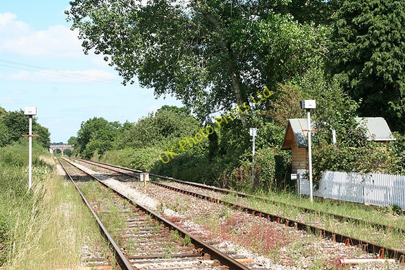 Photo 6"x4" Crediton: Railway at Salmon Pool Crossing Crediton c2006