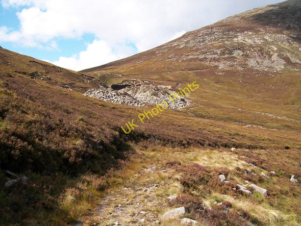 Photo 6"x4" Crannoge Quarry from the Carr's Face Quarry incline Newcastle\/J3732 c2010