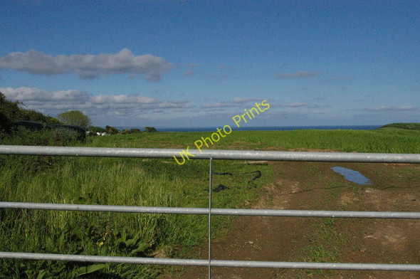 Photo 6"x4" Fields above Gorran Haven Gorran Haven c2010