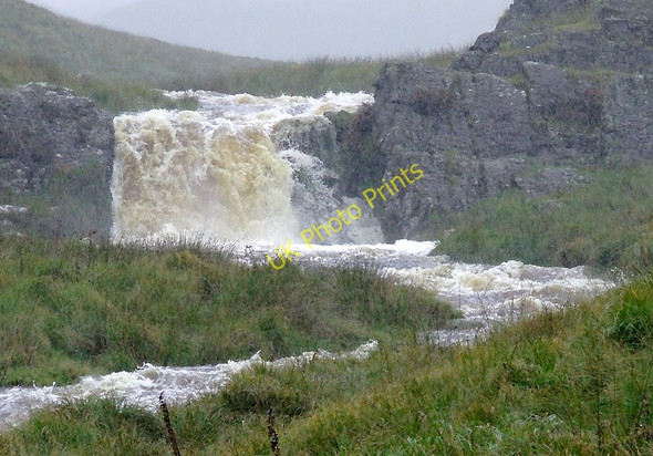 Photo 6"x4" Waterfall near Nantymaen, Ceredigion Esgair Ffrwd c2010
