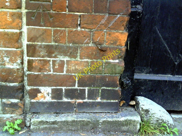 Photo 6"x4" Benchmark on #23 West Allington Bridport c2010