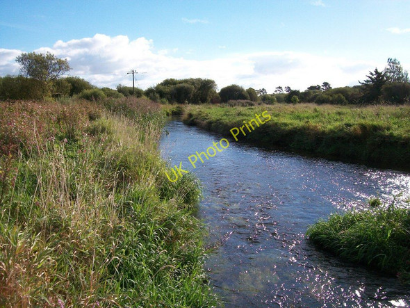 Photo 6"x4" Afon Rhyd-hir below the footpath bridge Pwllheli c2010