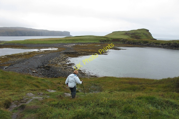 Photo 6"x4" Causeway to Oronsay from Ullinish Point Fiskavaig c2010