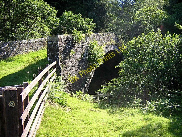 Photo 6"x4" Old Bridge Over Kielder Burn Butteryhaugh c2006