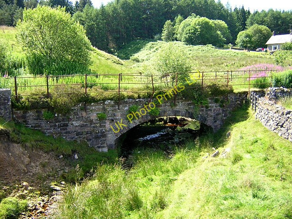 Photo 6"x4" Small Bridge on Disused Railway at Kielder Kielder c2006