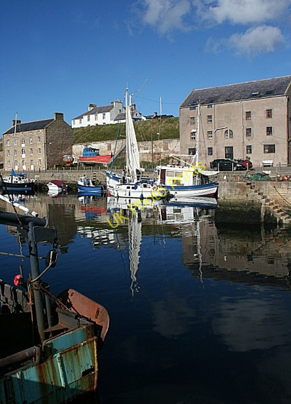 Photo 6"x4" Burghead Harbour Burghead c2010