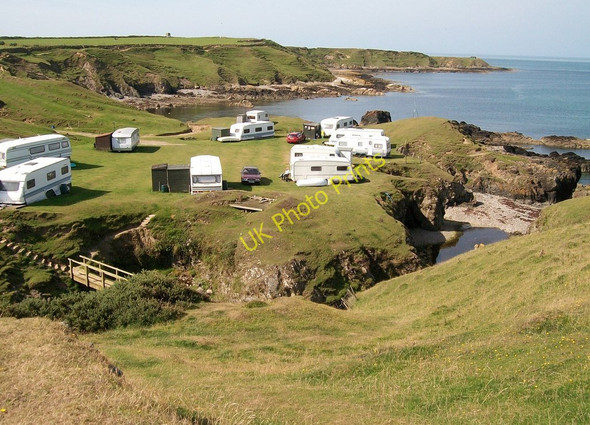 Photo 6"x4" Caravan park at Porth Ysglaig Rhos-y-llan c2010