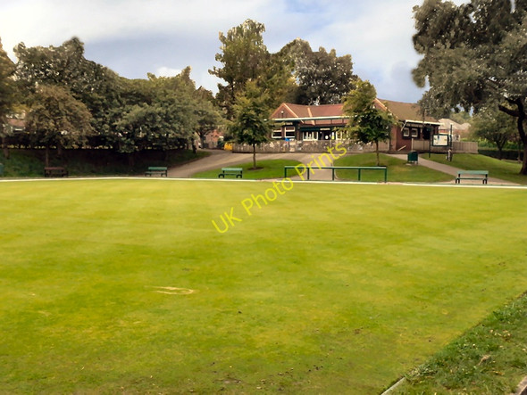 Photo 6"x4" Chadderton Hall Park Bowling Green Chadderton c2010