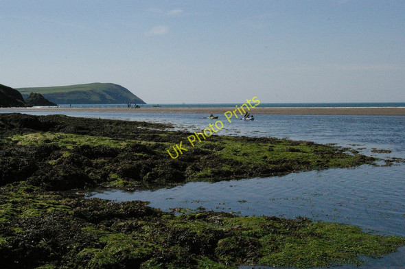 Photo 6"x4" Looking west along the coast at Parrog, towards Dinas Island Parrog c2009