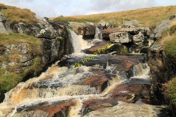 Photo 6"x4" East Dart Waterfall Postbridge c2010