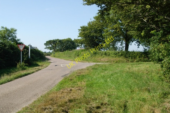 Photo 6"x4" Bucknowle Cross, Offwell Church Green\/SY1796 c2006